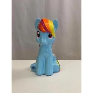 My Little Pony Rainbow Dash 9.5" Ceramic Coin Piggy Bank w/ Plug